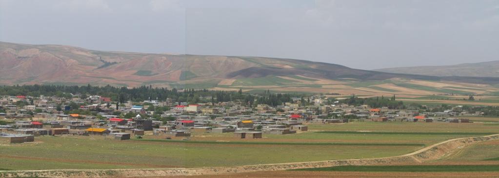 نمای کلی از شهر کرسف