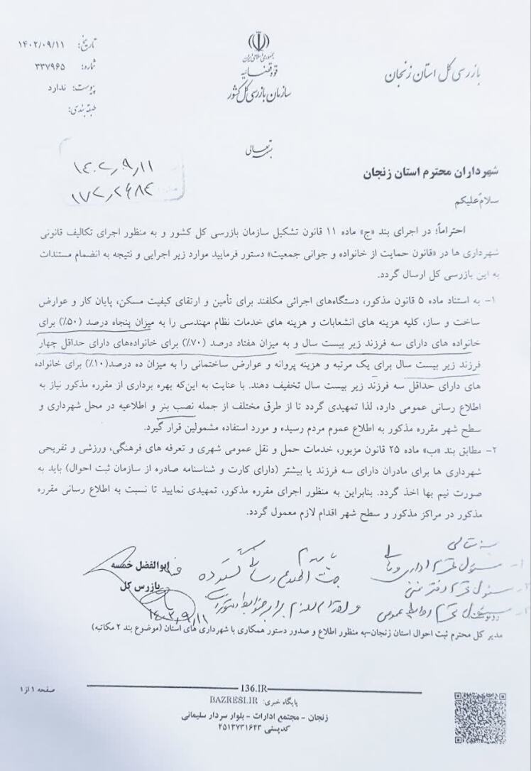 قانون حمایت از جوانی جمعیت