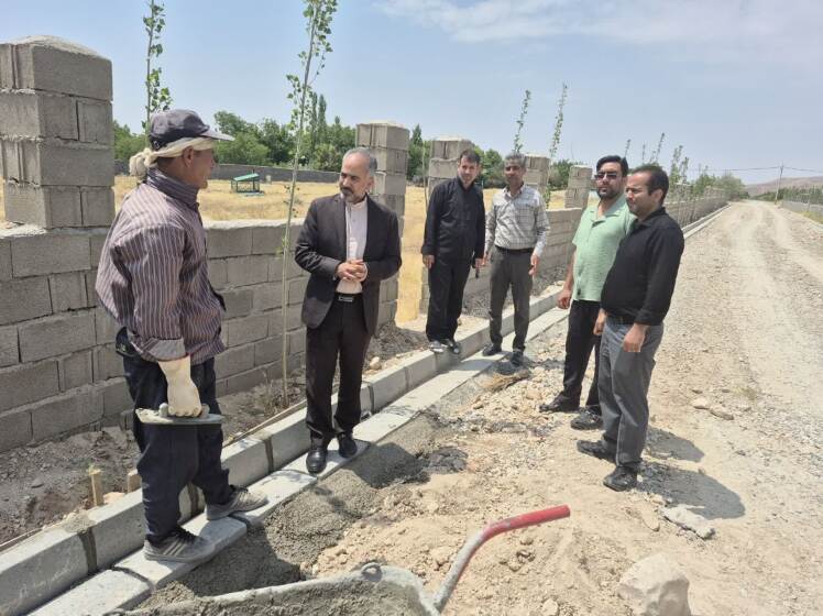 جدول گذاری معابر شهر کرسف