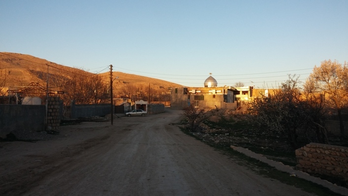 تصویر قدیمی از مسجد جامع شهر کرسف